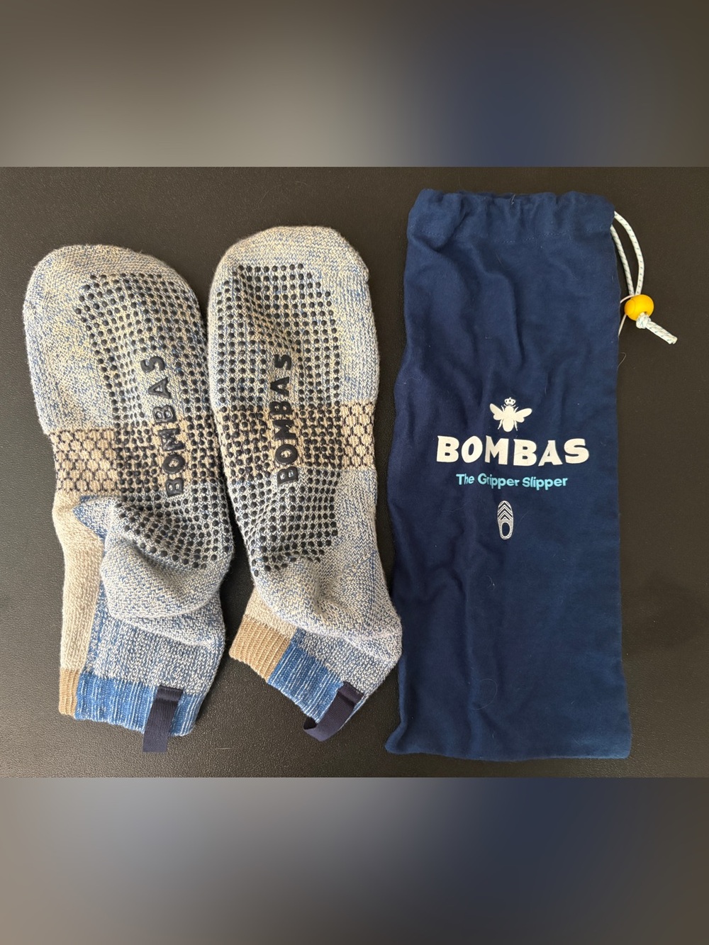 Bombas Women's Merino Wool Blend Gripper House Socks SIZE SMALL - HTF OOS online